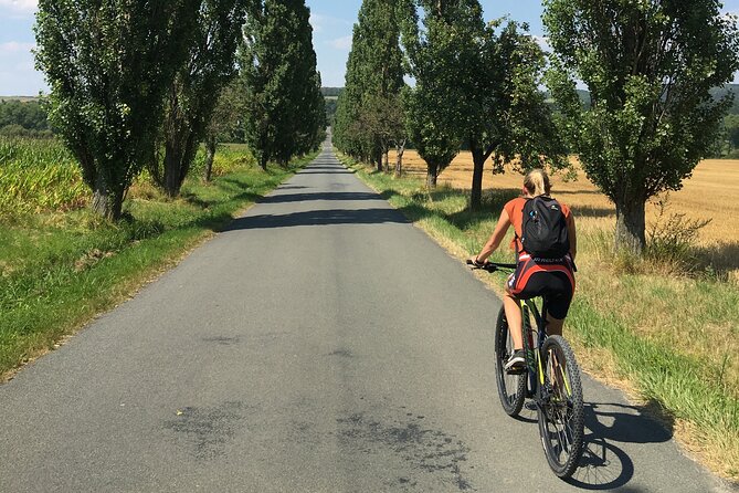 E-Bike Full-Day Trip From Prague: The Mighty Karlstejn Castle - Leaving Prague without the cobblestone battle