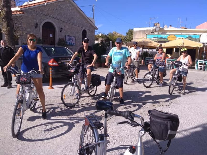 e-Bike Guided Tour to Myli Gorge with Full Lunch included - Roussospiti lunch with views over Rethymno