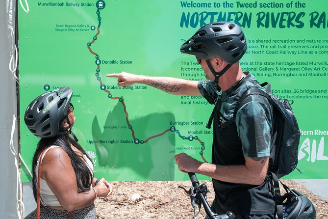 E-Bike Hire: Northern Rivers Rail Trail, Trail Side Hire - Coffee, gelato, and small-town stops