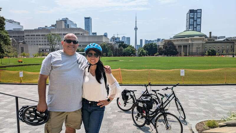 E-bike through Toronto's Dynamic Neighbourhoods - Meeting the ride beneath St. Patrick Street