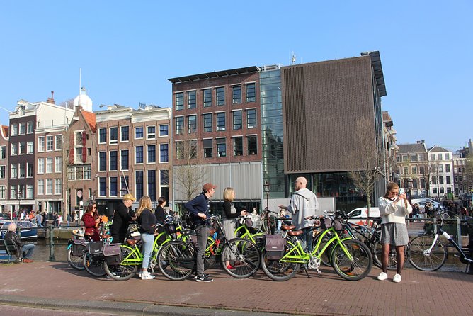 E-Bike Tour, Amsterdam's Highlights and Hidden Gems - Anne Frank House: context from across the canal