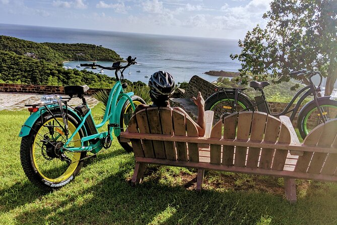 E-Bike Tour of Antigua Forts and Beaches - Starting in Liberta and riding toward the historic harbor