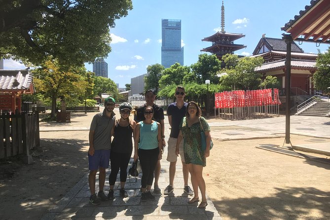 Eat, Drink & Cycle: Osaka Foodie Bike Tour - Sushi and kushikatsu finish the route