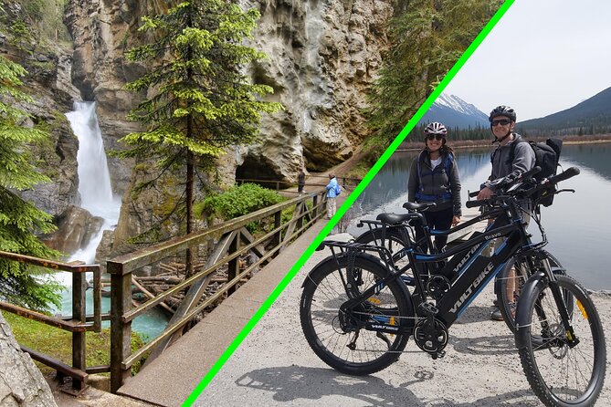 eBike and Hike Banff to Johnston Canyon small group guided program - The Bow Valley Parkway without the usual traffic