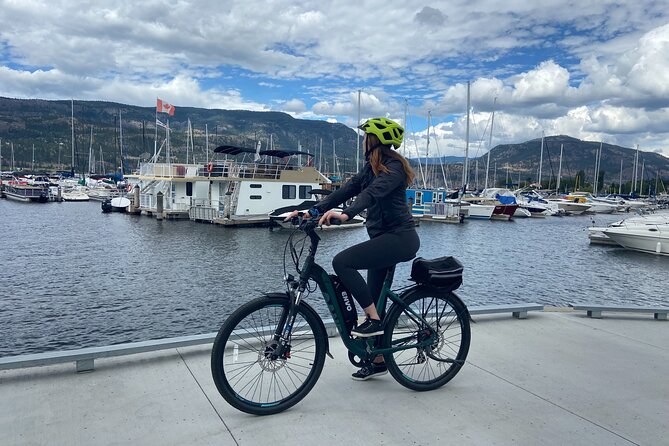 eBike Rentals in Kelowna - The lakefront ride and open Okanagan views