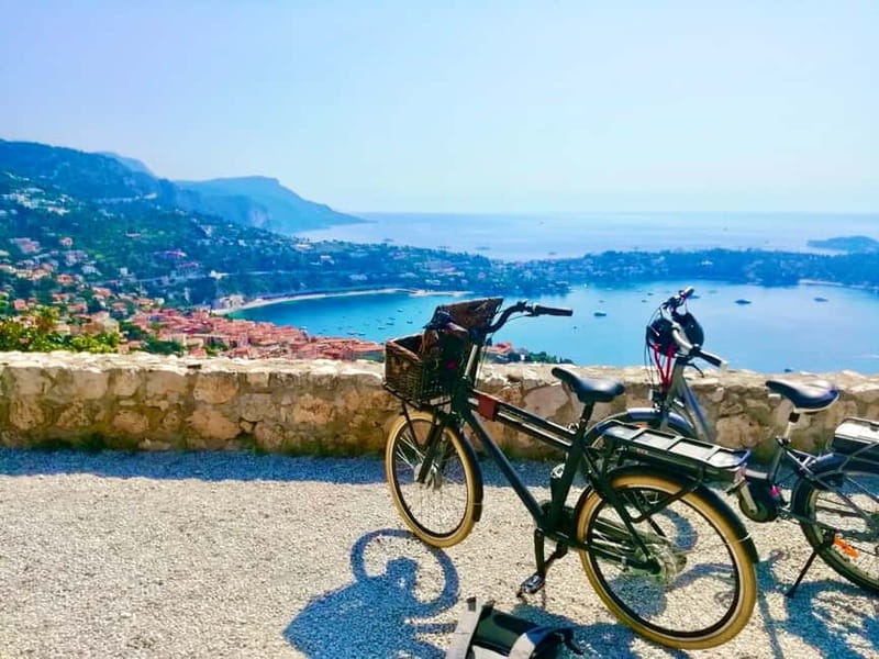 Ebike seaside by Nice: Fantastic Villefranche's Bay & Hill - A picnic by the beach and time for a swim
