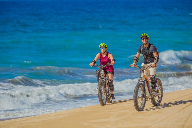 Electric Bike Beach Adventure with Tequila Tasting and Lunch - A desert ride that ends at the Pacific