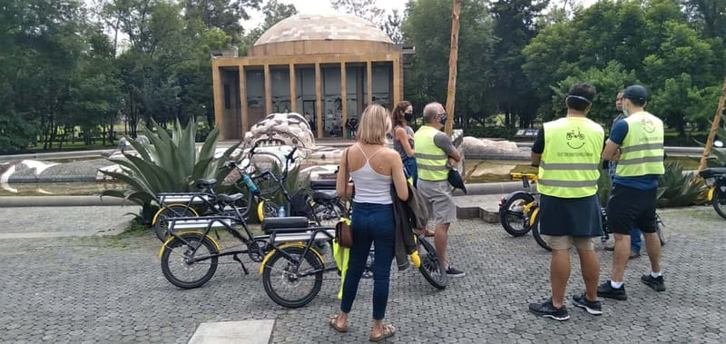 Electric Bike City Tour with a taco stop. - Alameda Central and the historic center