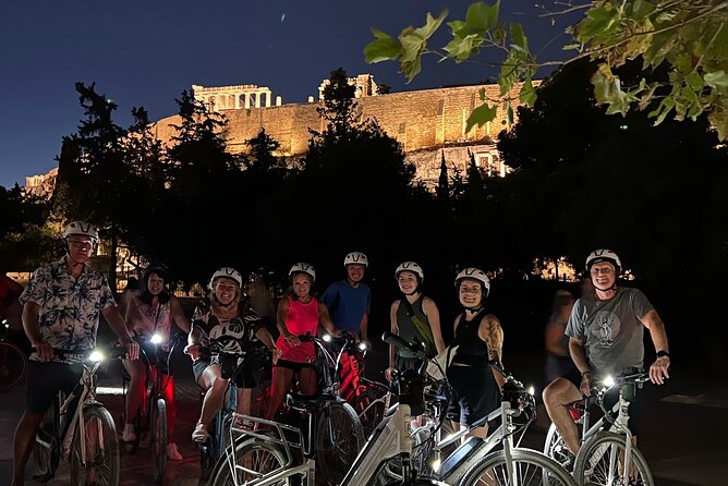 Electric Bike Tour of Athens by Night - Rolling toward the Acropolis and the Place of Democracy