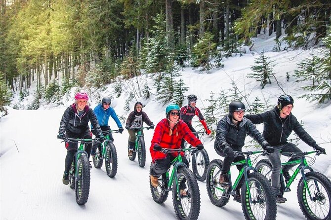Electric Fat Biking Adventure in Banff | Small Group Adventure - Starting along the Bow River Trail