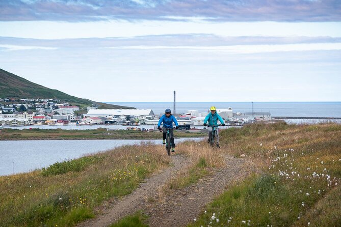 Electric Mountain biking tour in North Iceland - Guide Meg adds more than route directions