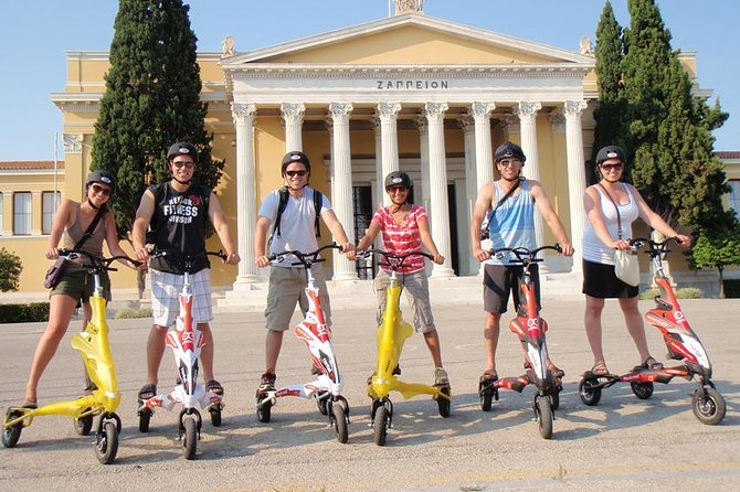 Electric Trikke Bike Athens Complete Tour - Learning the Trikke at the Scooterise meeting point