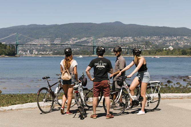 Epic Electric Bike Tour by Cycle City Tours - Prospect Point and the Lions Gate Bridge view