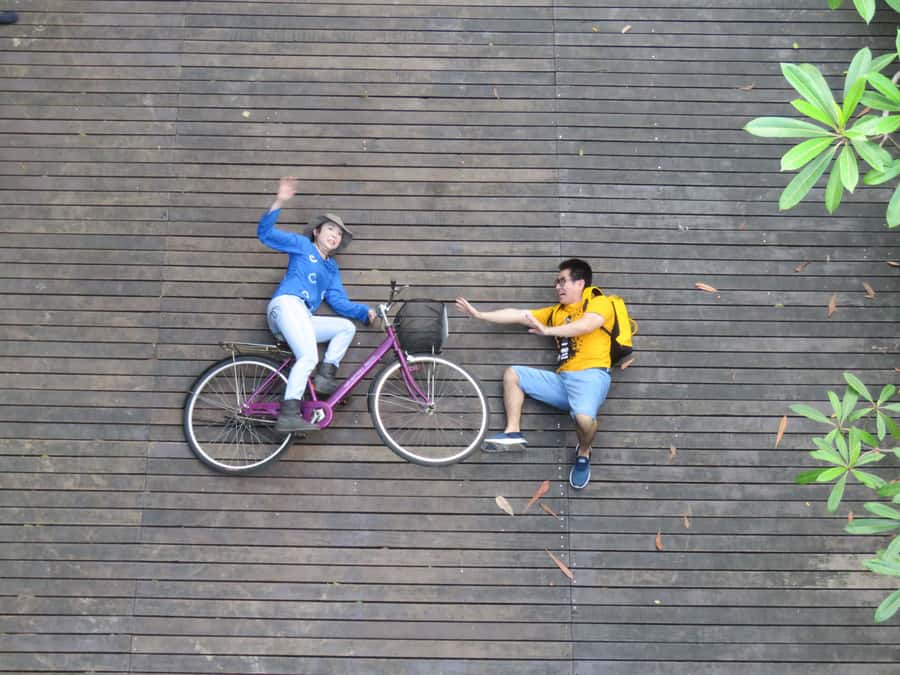 Explore Bangkok jungle by bike, kayak & boat - small group - Riding the 7 to 10 kilometer island route