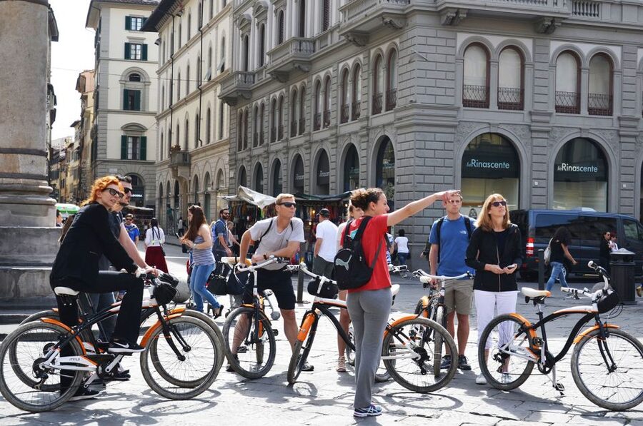 Florence: City Highlights Bike Tour - Piazza della Signoria and Palazzo Vecchio