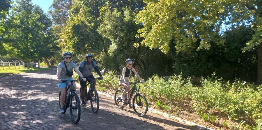 Franschhoek E-Bike & Wine Tour - Riding through the Franschhoek Wine Valley