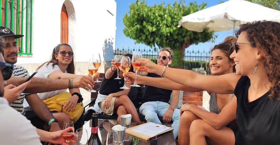 From Barcelona: Penedès E-Bike Tour with 2 Winery Visits - Returning through the vineyards