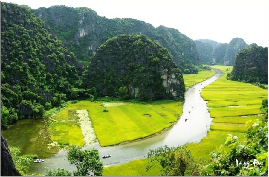 From Hanoi: Hoa Lu & Tam Coc with Buffet lunch & Cycling - Cycling through the village lanes