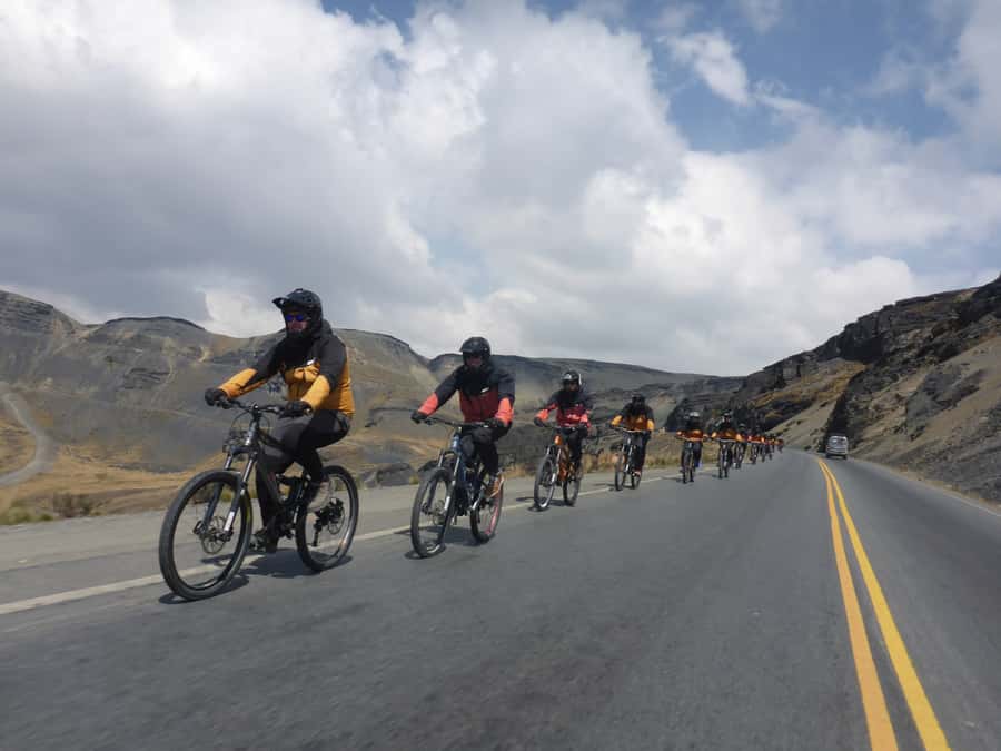 From La Paz: The World's Most Dangerous Road Biking Tour - Yolosita brings heat, lunch, and a proper shower