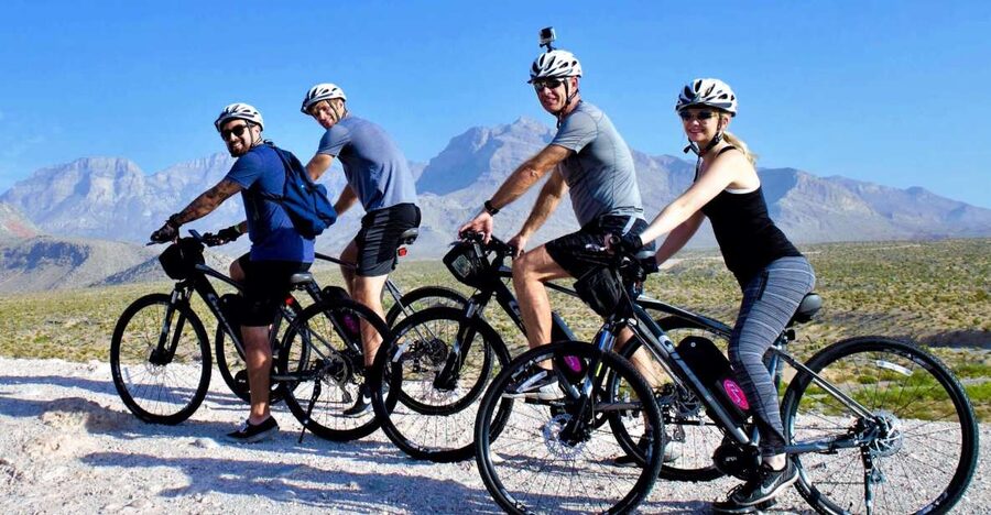 From Las Vegas: Red Rock Canyon Electric Bike Hire - Getting comfortable on the electric bike