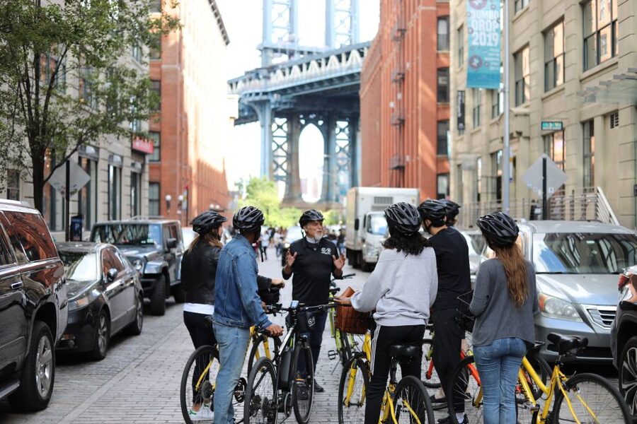From Manhattan: 2-Hour Brooklyn Bridge Bike Tour - Chinatown and the route into Brooklyn