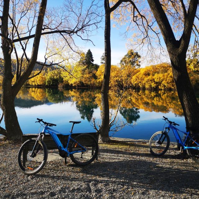 From Queenstown: 'Valley of the Vines' Wine and Bike Tour - Riding the Twin Rivers Trail toward Gibbston
