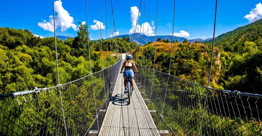 From Queenstown: 'Valley of the Vines' Wine and Bike Tour - Wine tasting at Mount Rosa and Kinross