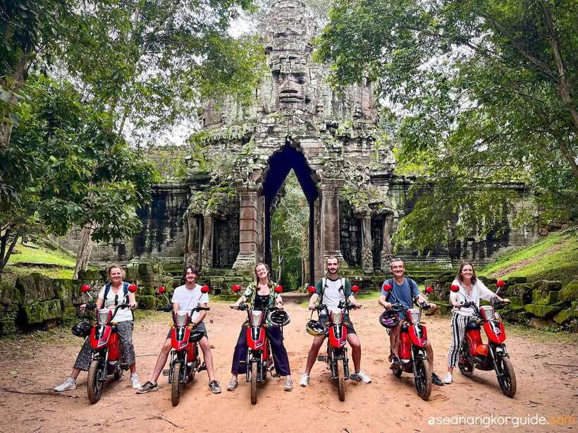 From Siem Reap: Angkor Wat Sunrise and Temples E-Bike Tour - E-bikes, forest roads, and the local side of Angkor