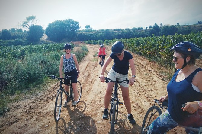 From Sitges: Bike Tour and Winery Visit with Free Hotel Pick Up. - Wine and cava stops along the way