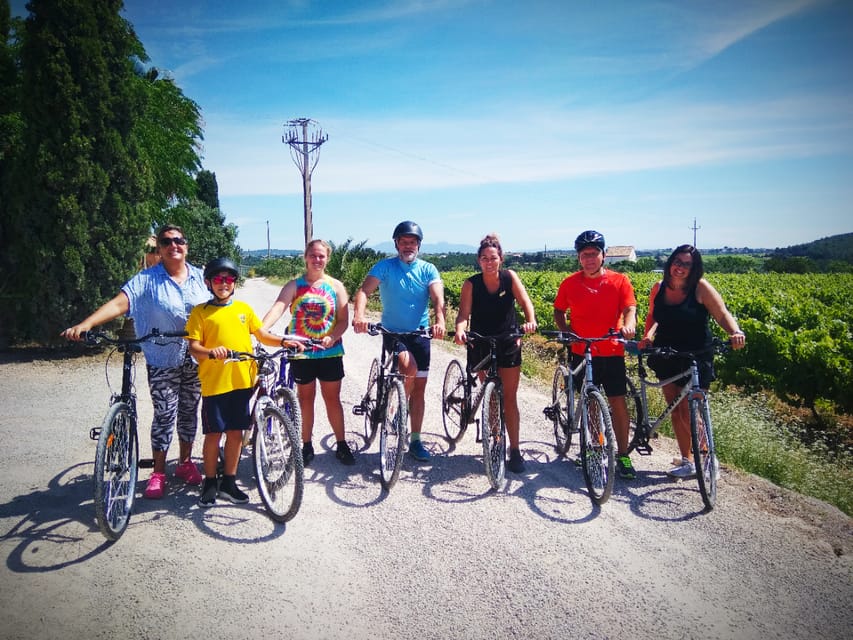 From Sitges: Cycling Tour with Winery visit and Tasting - Meeting Alex on the road