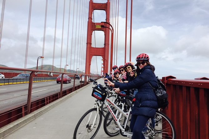 Golden Gate Bridge Guided Bicycle or E-Bike Tour from San Francisco to Sausalito - Ferry back or bike back to San Francisco