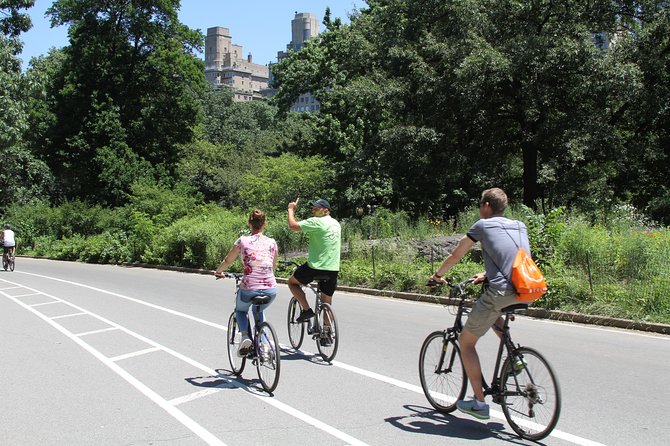 Guided Bike Tour of Central Park New York City - The southern park sights: Gar Pond, The Mall, and Bethesda Fountain