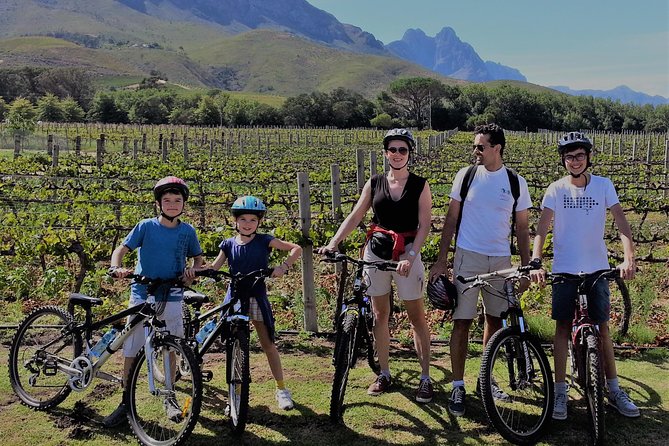 Guided Bike Tour of Stellenbosch - Riding toward the Jonkershoek Valley