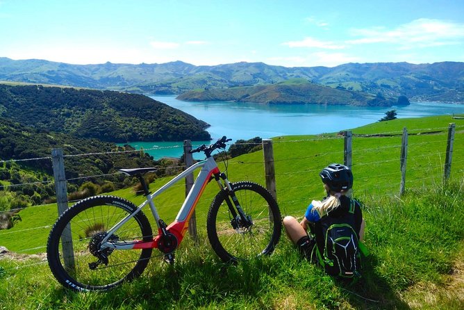 Guided Electric Mountain Bike & Sea Kayak Tour in Akaroa - What the five-and-a-half-hour schedule feels like