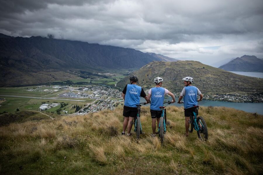 Guided Mountain E-bike Tour - Ride to the Sky - From Frankton to the first gravel climb
