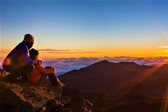 Haleakala Sunrise Best Self-Guided Bike Tour - Haleakala summit, cold air, and changing light