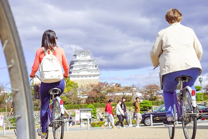 Half-day Himeji Castle Town Bike Tour with Lunch - Otokoyamahachimangu Shrine and the best castle photographs
