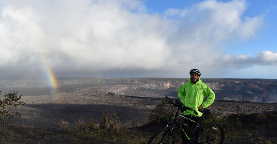 Hawaii: Volcanoes National Park E-Bike Rental and GPS Audio - From Bike Volcano through the rainforest