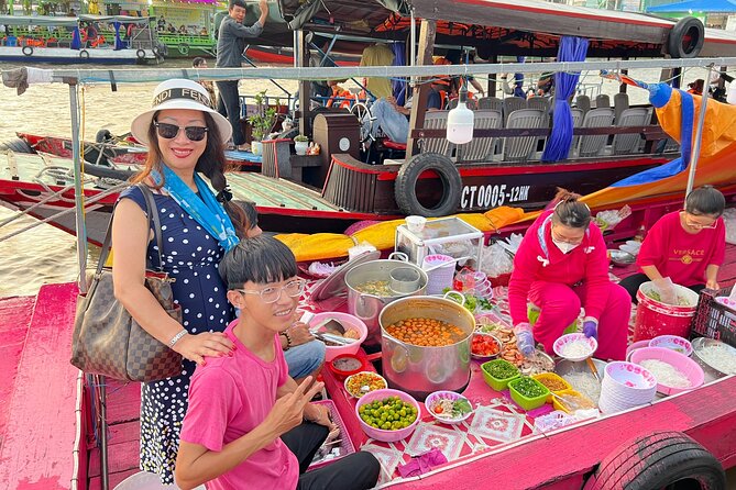 HCM: 2-Day Mekong Delta Floating Market with Cooking & Bike Ride - From Ho Chi Minh City to Vinh Trang Pagoda