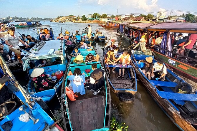HCM: 2-Day Mekong Delta Floating Market with Cooking & Bike Ride - Making Bánh Xèo or Bánh Khọt