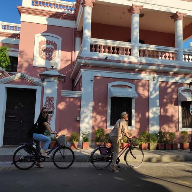 Heritage Bike tour of Pondicherry - Meeting at Pondicherry Beach Escapes