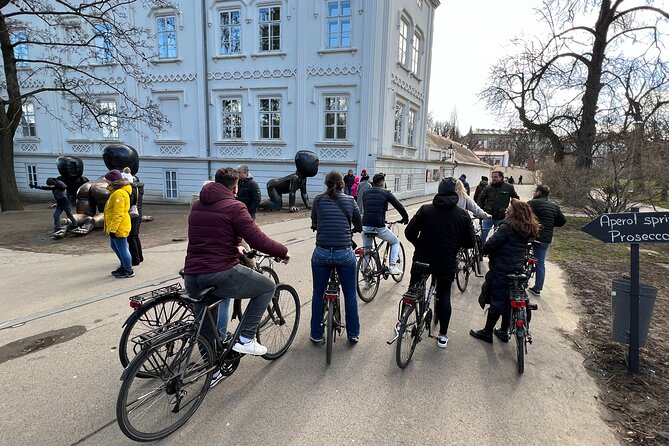 Hidden Prague Bike Tour - Reaching Vysehrad after the city ride