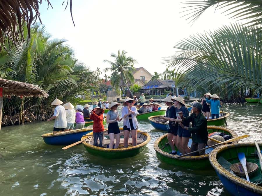 Hoi An Countryside Bike Tour- Tra Que Village & Basket Boat - Cam Thanh Coconut Village and the bamboo basket boat