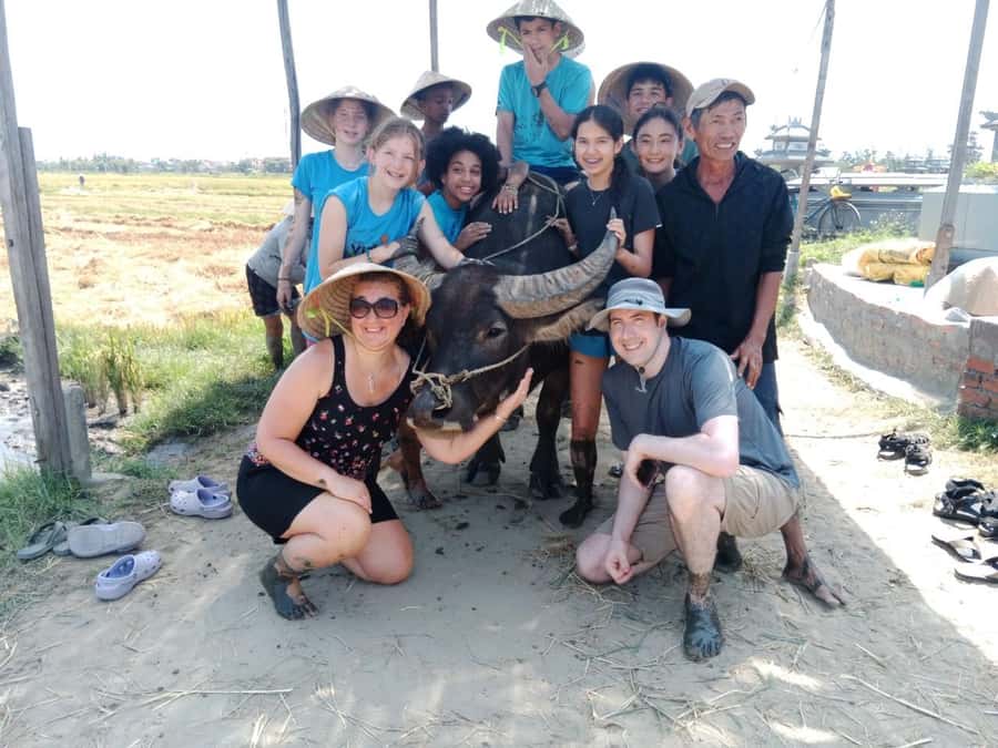 Hoi An: Countryside by Cycling, Buffalo Riding & Do Farming - Cooking Rice Milk and Banh Xeo