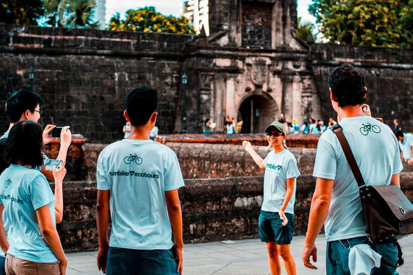 Intramuros, Manila: Historical Bamboo Bike Tour - Puerta del Parian and the colonial center