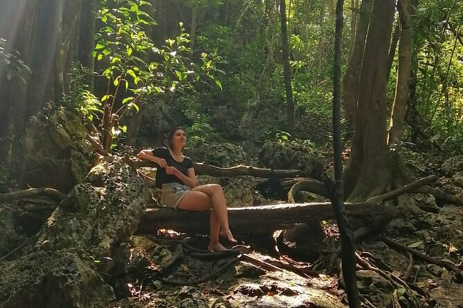 Jungle Bike Tour from Playa del Carmen with Bath in a Cenote - Reaching the cenote and getting in the water