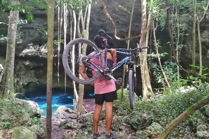 Jungle Bike Tour from Playa del Carmen with Bath in a Cenote - The 8 a.m. start and pickup details