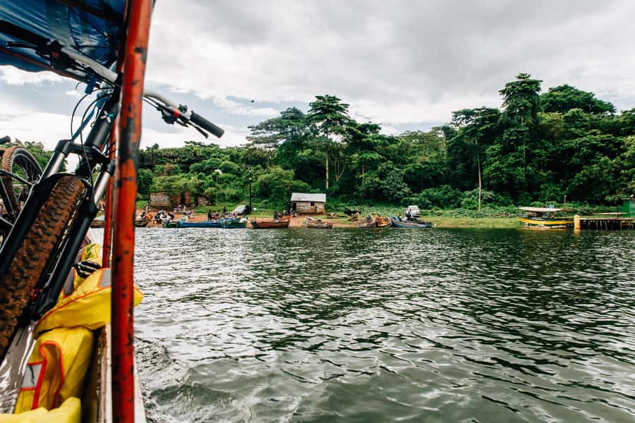 Kampala: Lake Victoria Island Cycling Tour - The final two kilometers and the return boat