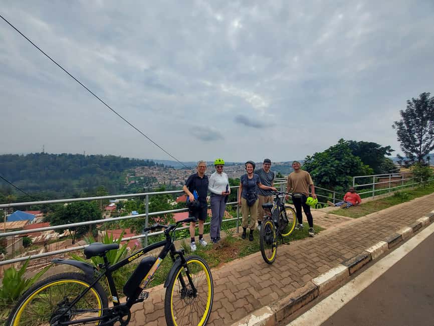 Kigali E-Bike City Tour with Breakfast - Starting at Mundi Center and riding into Biryogo