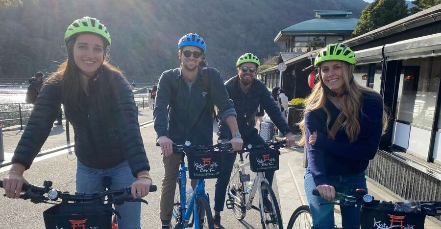 Kyoto: Afternoon Bamboo Forest and Monkey Park Bike Tour - Riding Through Arashiyama’s Bamboo Forest